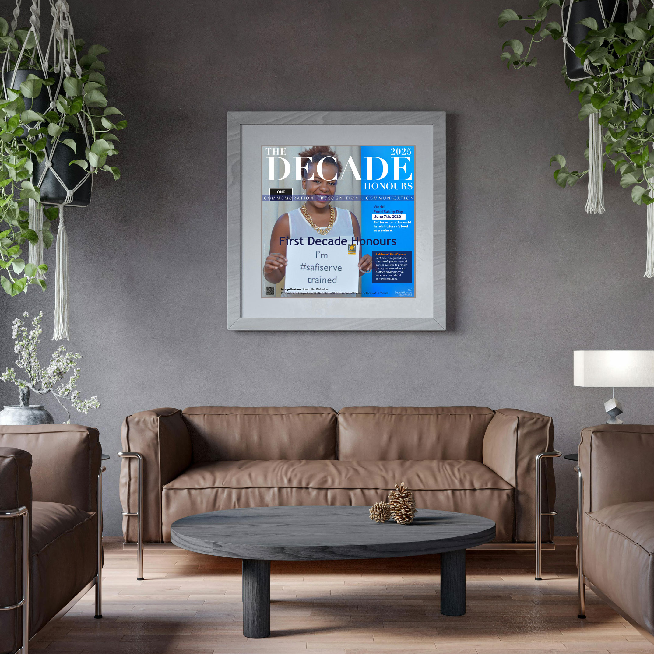 The Decade Honours LegacyFrame, SafiServe, First Decade Honours recipient